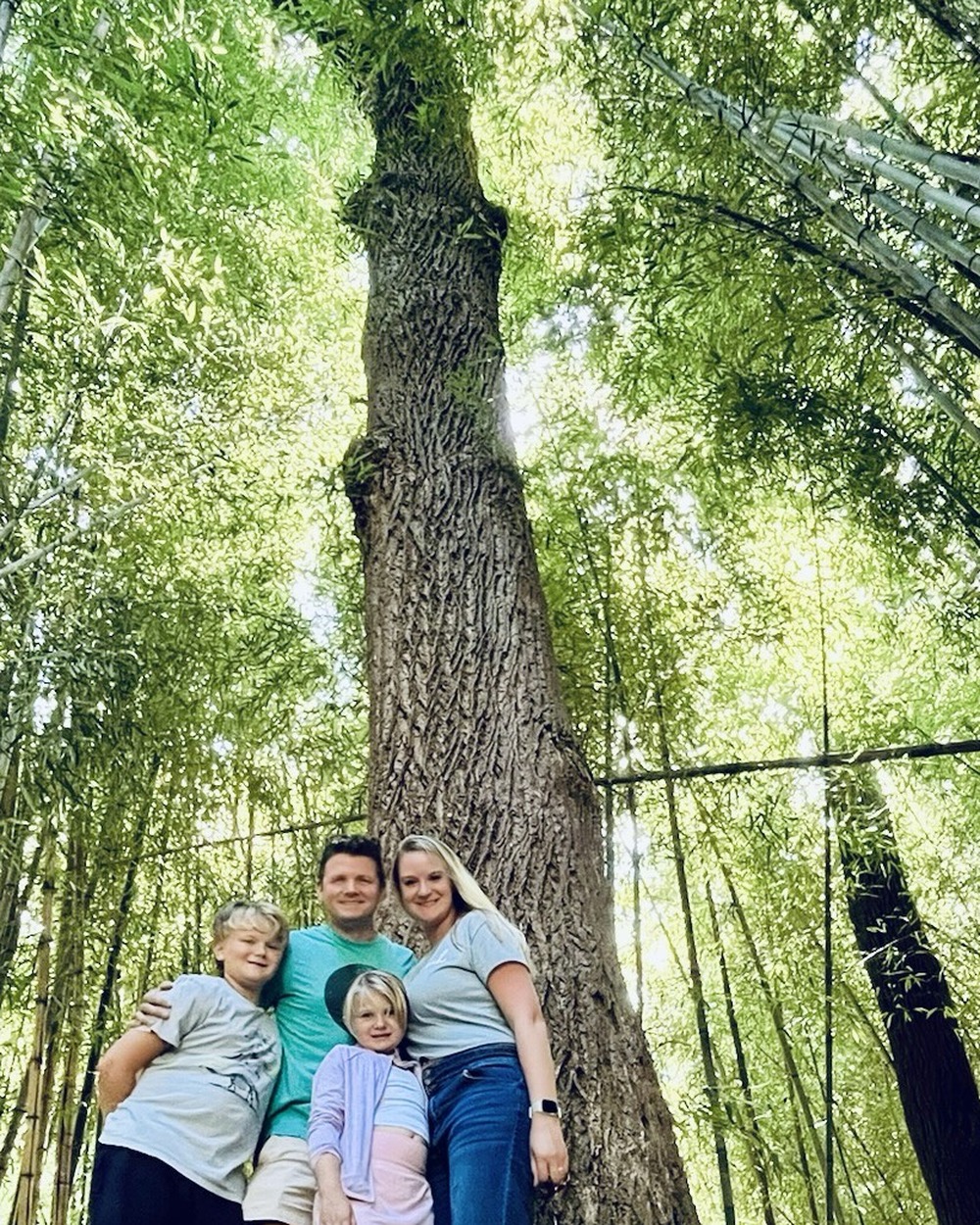Jamie and Mat Encinosa with their children, owners of Noble Oaks Companies